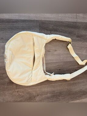 Athleta Cream Quilted Shoulder Bag outfit purse